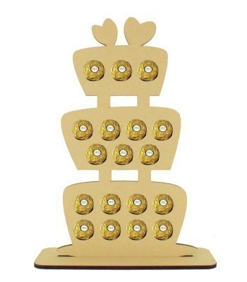 6mm Wedding Cake Ferrero Rocher Confectionery Holder 